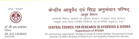 The Director Central Council For Research In Ayurveda and Siddha, New Delhi, India